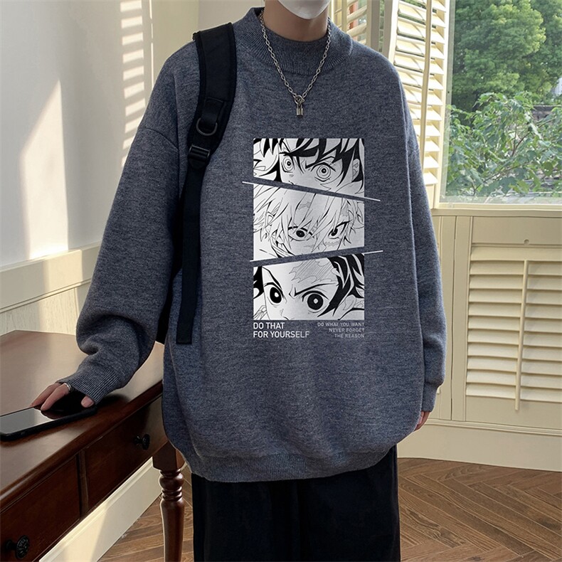 控68半高领毛衣男士大码针织衫男毛线衣男M18176-P45加绒款-P65,男装针织衫/毛衣,电商A040