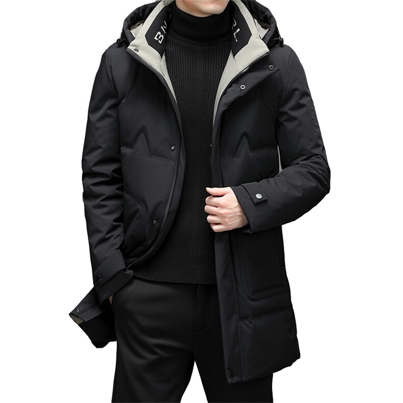 中年新款冬季加厚羽绒服脱卸帽中年保暖厚外套爸爸装YYYR106-P300,男装羽绒服,电商B212（原钱塘6029）