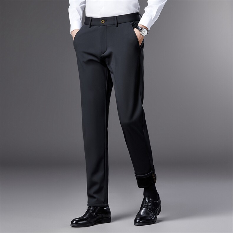 YDLK-01R男士2022年秋季新款休闲长裤休闲弹力免烫中腰西裤P85图片