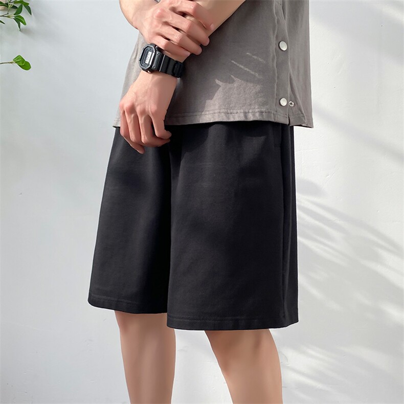 夏季新款纯色简约百搭短裤薄款潮牌运动风五分裤男士K140-特P16，男装休闲裤，电商A441-1