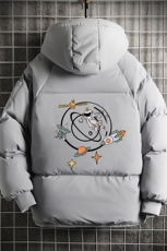 MY16142-P100加厚加绒连帽衣男大码服男面包服男网格挂拍，男装棉衣，电商A040A