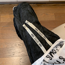 8XL-M特大码脏脏卫裤运动裤子秋冬美式阔腿裤直筒长裤KZ1921/P55，男装休闲裤，电商B238