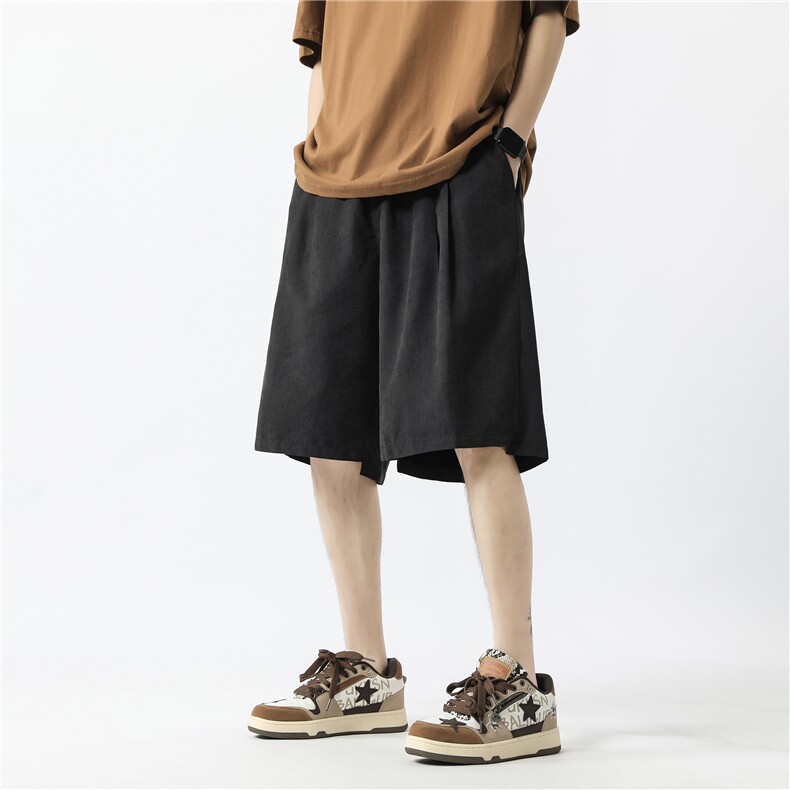 得物/唯品/抖音二开桃皮绒五分裤休闲短裤K100特批P18,男装牛仔裤,电商A247B