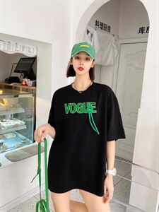 现货欧货烫钻大版T恤,女装T恤,泽妤