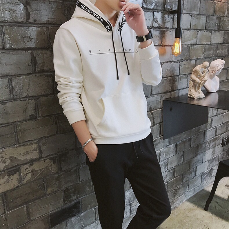 运动套装男秋休闲卫衣外套两件套跑步服装男士运动服DS157T图片