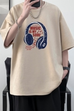 麂皮绒短袖t恤男大码半袖男JD82422-P25，男装T恤，电商A040