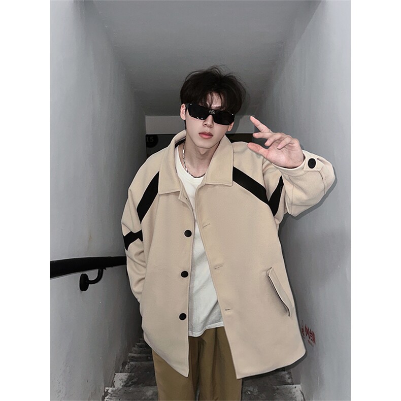 中长款呢子大衣2025秋冬季新款男装呢子外套XZ514-2-F672-P118，女装短外套，星座514-2(原B239)