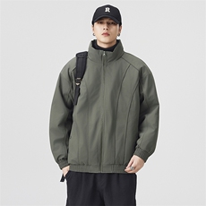 现货美式休闲加厚雪山棉衣夹克外套立领纯色三防户外工装棉服，男装夹克，电商A486