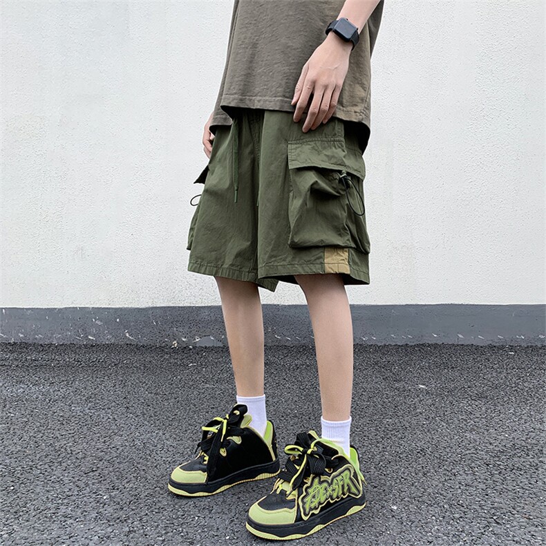 2024夏季高街短裤X2065-TP40控58潮流百搭五分裤男生痞帅ins裤子,男装休闲裤,电商A102-1