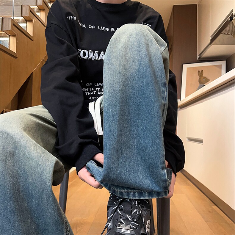 供抖音主推秋冬男百搭休闲牛仔裤X416B-1-NH930-特p45限价78,男装牛仔裤,星座416B-1