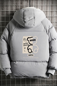 控128加绒面包服男大码羊羔毛棉衣男MY16352-P100图片