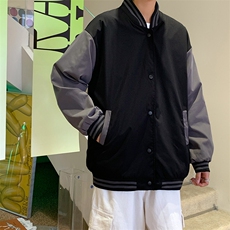 棒球服外套男春夏季韩ins港风原宿宽松夹克bf学生潮牌W1214-P45，男装夹克，星座512-2