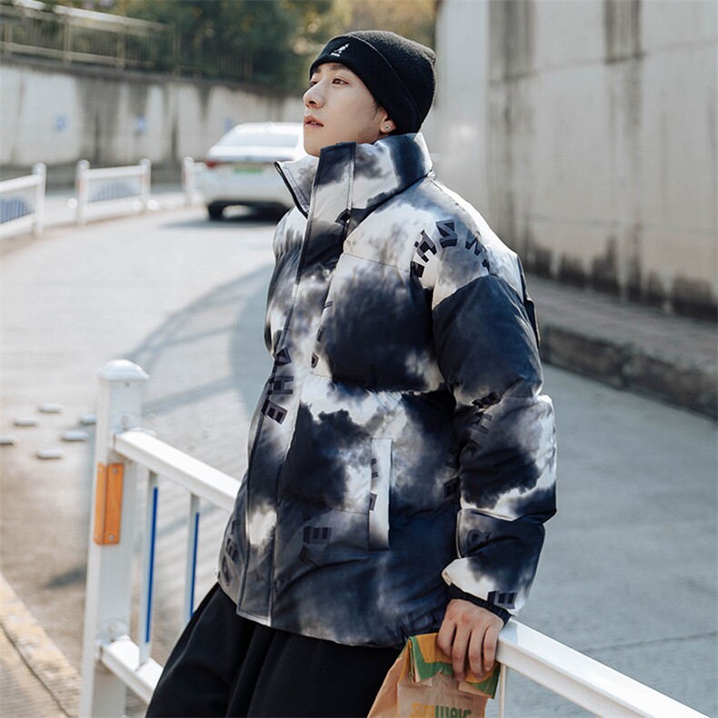 2024冬新款日系外景幻彩立领面包服棉衣外套男MY004-P135控150,男装棉衣,星座914-3