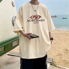 量大优供视频220克美式短袖t恤T3115得物直播有280克品质，男装T恤，电商A486