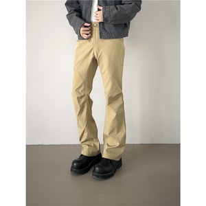 美式户外褶皱设计冲锋裤男防风徒步登山裤子防水耐磨 CF157-P50图片