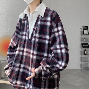 现货 WY10076-P60 控88 秋季新款抖音高品质时尚百搭假两件卫衣图片