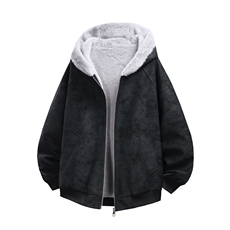荔枝纹皮座山雕毛加绒连帽棉服男女同款保暖棉衣MP7826-特价P85，男装棉衣，电商A007