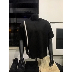 W10049-P33网图现货青少年短袖t恤夏季宽松明线设计感半袖上衣，男装T恤，星座1608-2