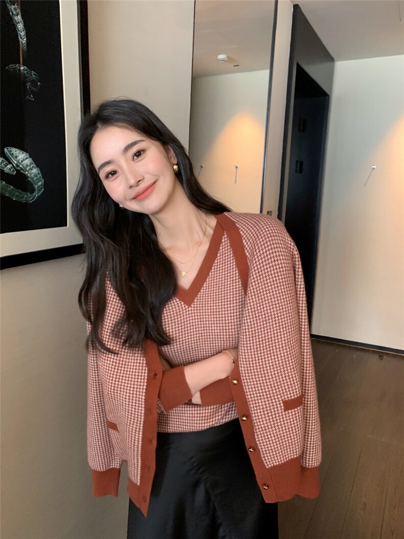 网红年轻针织衫毛衣内搭女上衣潮洋气时尚秋冬新款,针织衫/毛衣,玛卡隆羊绒