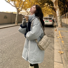 2026新款羽绒服帽子脱卸90白鸭绒2C053款号858批355控538，女装羽绒服，2C053