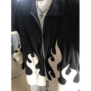 【有货】JK7801LL-特P70火焰灯芯绒外套男高级感美式夹克图片