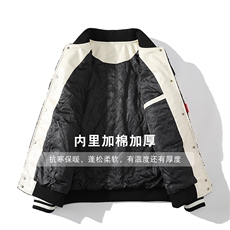 冬款加棉加厚棉衣中性风羔绒棒球服百搭外套男女8109-P120控价158，男装棉衣，电商A441-1