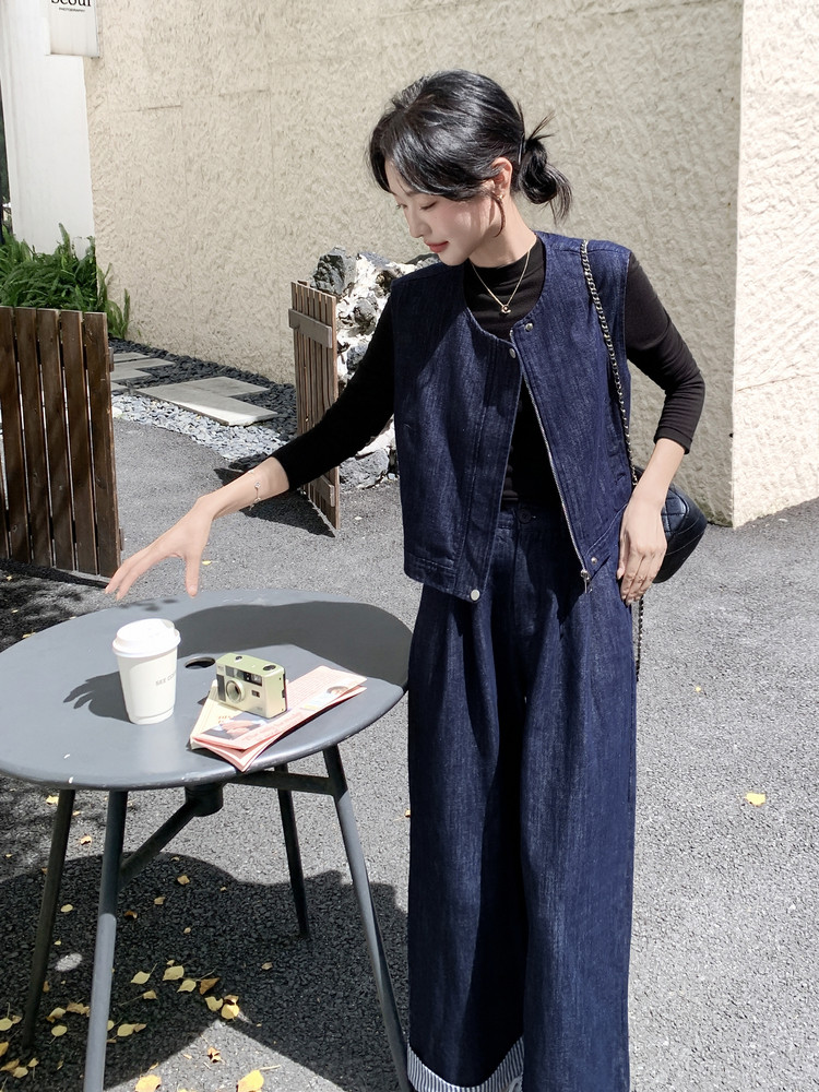 2025秋冬款牛仔套装2602-P175-K248,女装套装/套裙,2D013