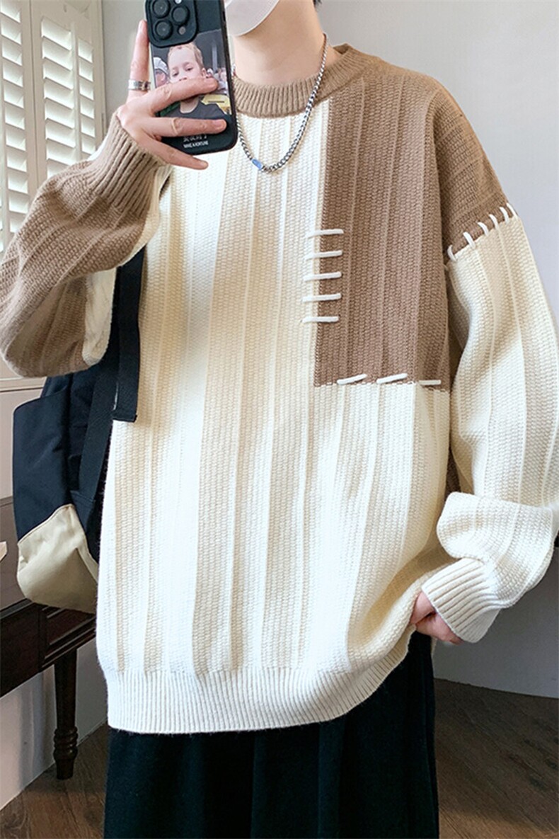84605-P55秋冬新款休闲毛衣男针织打底衫,男装T恤,电商D310B