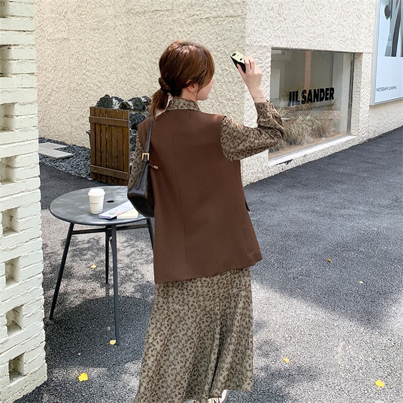 法式女装休闲风时尚套装衬衫套装慵懒风气质INS风春秋显瘦气质,女装套装/套裙,浙宝301