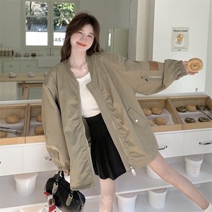 新款 韩版工装风个性袖子宽松大版外套 2C050-1212-P150-K228图片