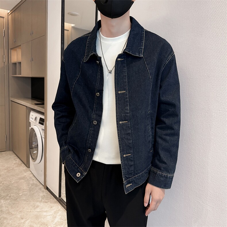 轻熟风男士秋冬牛仔2025秋季长袖夹克店主风JK8013-P125,男装夹克,电商A236