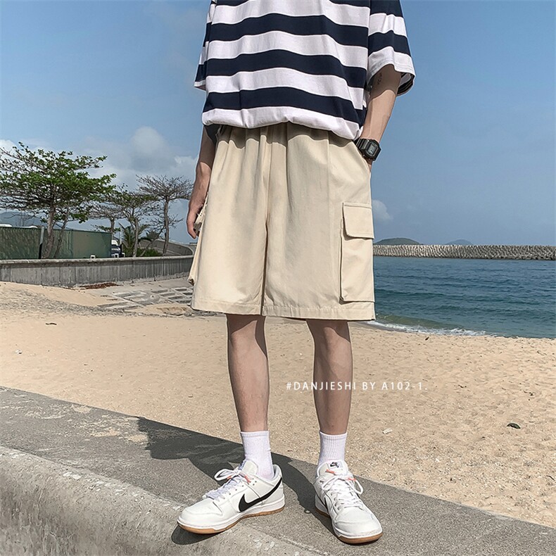DF330-TP35-k48-2023夏季休闲短裤潮流百搭ins港风男生五分裤,男装休闲裤,电商A102-1
