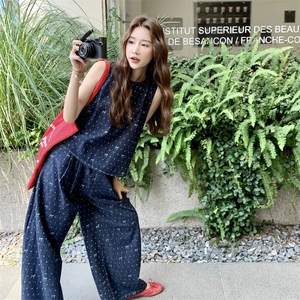 上新   牛仔印花套装2C115-2317-P155-K228图片