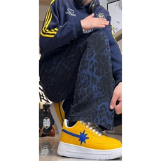 美式ins高街hiphop小众豹纹牛仔裤货号K2462特P48，男装牛仔裤，电商A063