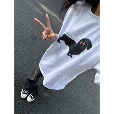 【有货】闪电纹牛仔裤美式vibe风裤子高街修身微喇A119LL-特P50，男装牛仔裤，星座1007（原301D）