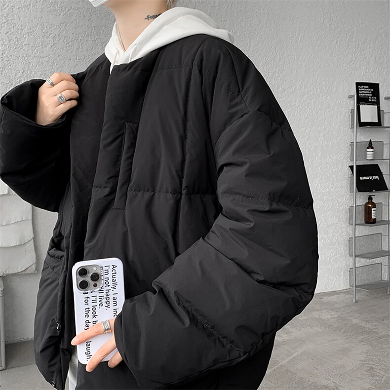 8XL-M90白鸭绒！超厚短外套羽绒服男面包服棉衣YRFC06P220控258,男装羽绒服,电商D206-1
