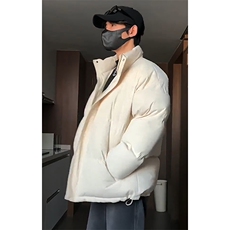 舒适加棉潮流立领棉衣外套男士青少年保暖抽绳棉袄M2911特P45控68，男装棉衣，电商A001