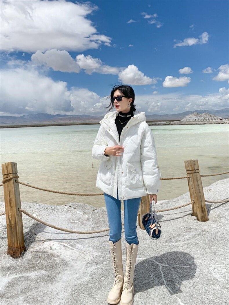 【现货】冬季新款羽绒服90绒，女装羽绒服，百妹仟红