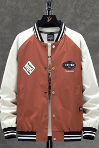 M-10XL 2023秋季大码挂拍棒球领潮流男夹克外套JK050-P65图片