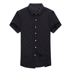 F1301  2021夏季新款短袖衬衫男印花商务男装图片