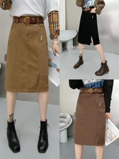 休闲百搭半裙，女装半身裙，七彩布衣