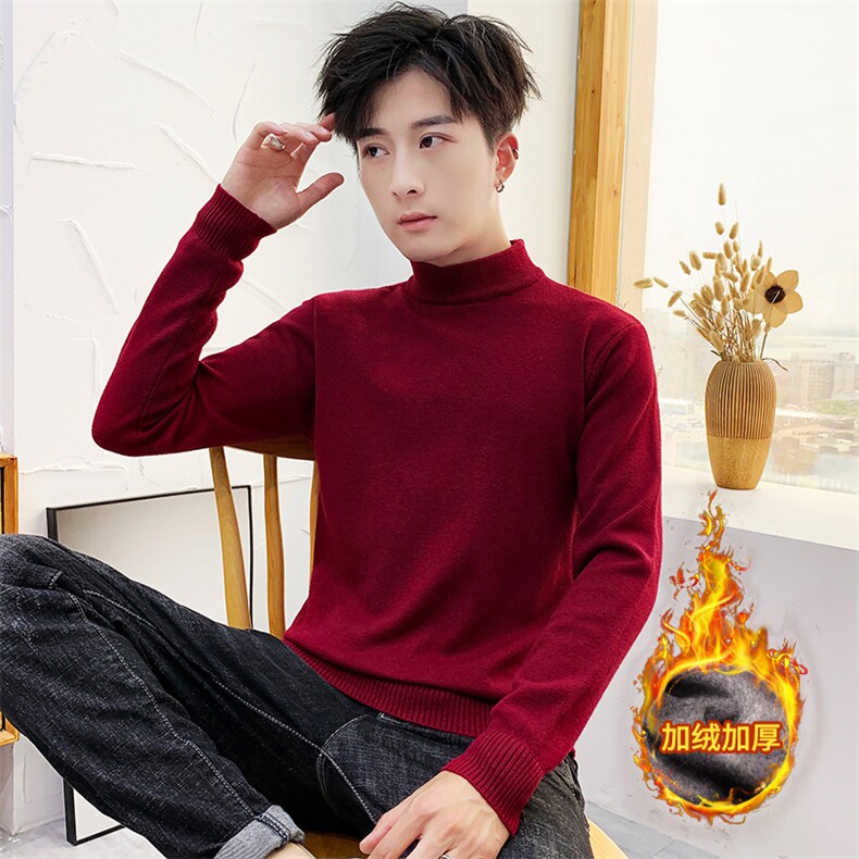 跑量款新款半高领针织毛衣403-1-M32加绒-M到3XLP30-4XL到5XL-P35,男装针织衫/毛衣,星座1018