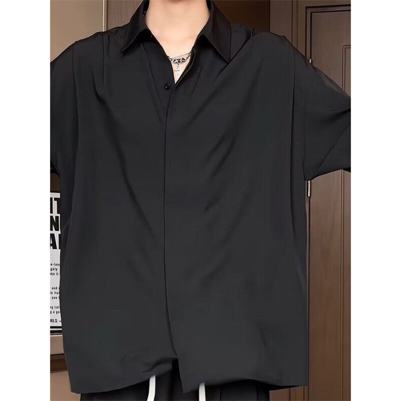 网图现货男款夏季套装衬衣百搭日系潮流时尚流行新款RC058-P32,男装衬衫,星座1005-4