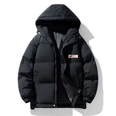 网络图现货潮牌男秋冬季港风宽松字母印花连帽加厚棉服JW58-P60，男装棉衣，星座715-7