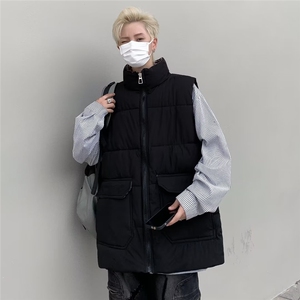 美式工装棉马甲男冬情侣加厚保暖背心马夹外穿坎肩棉衣AL001-P68图片