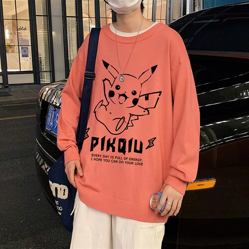 M67078-P45 加绒款-P65圆领毛衣男大码针织衫男毛线衣线衫图片