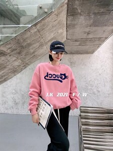 2021冬款加绒卫衣图片