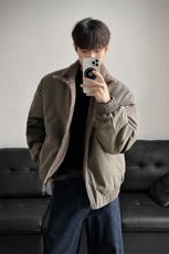情侣装两面穿双色貂毛座山雕棉衣冬季男装大码外套S530特118，男装棉衣，电商A233-1