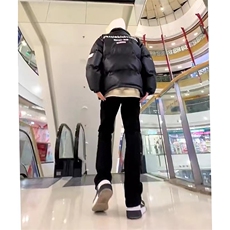 美式ins高街hiphop新款弹力修身直筒工装休闲裤货号K694P60，男装工装外套，电商A063