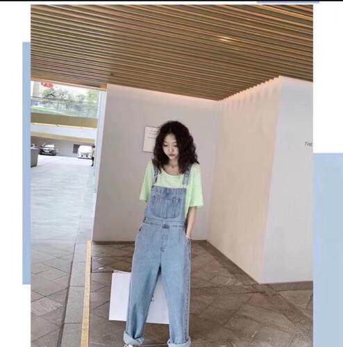 背带牛仔裤，女装牛仔裤，玫瑰共和国